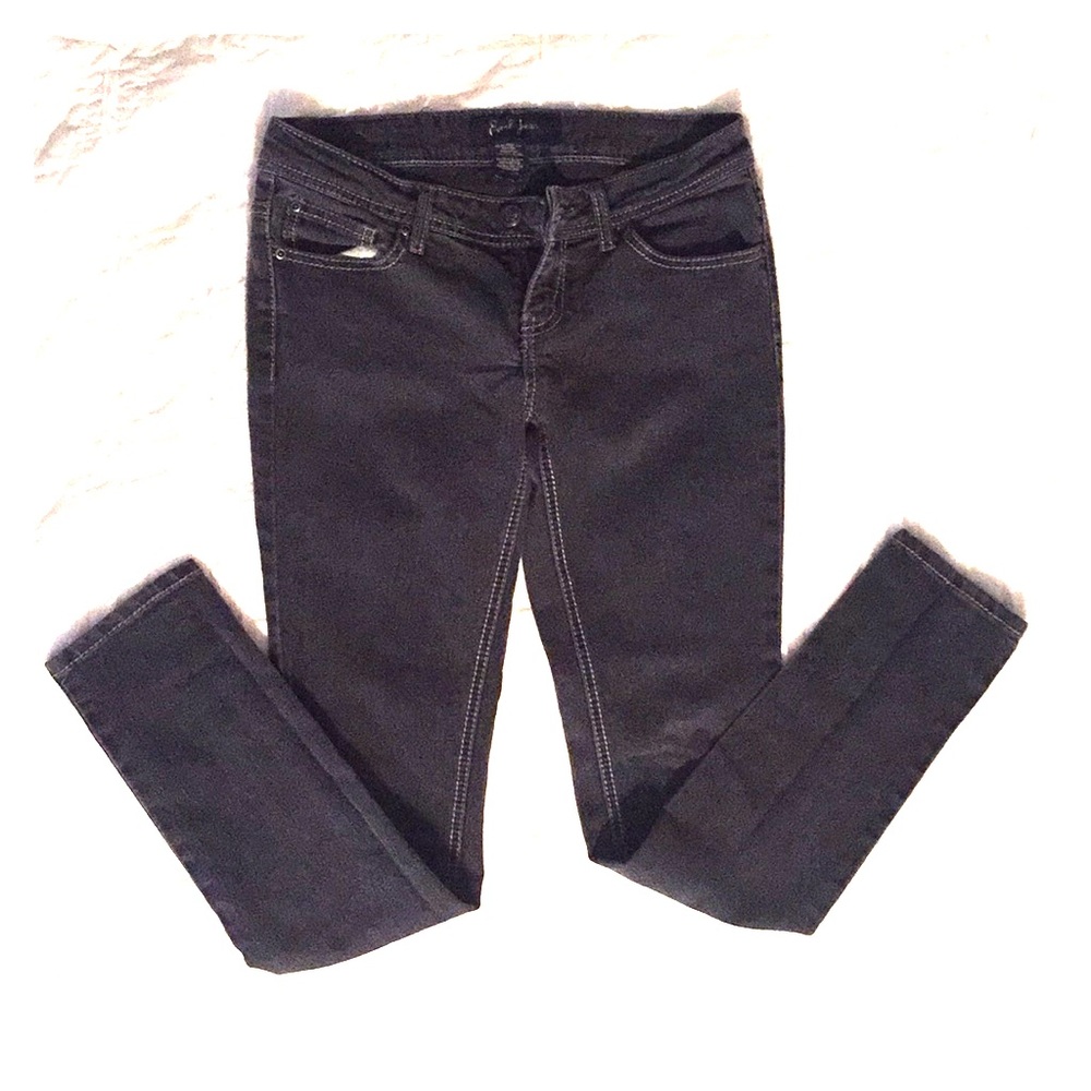 Earl Grey DARK wash straight jeans